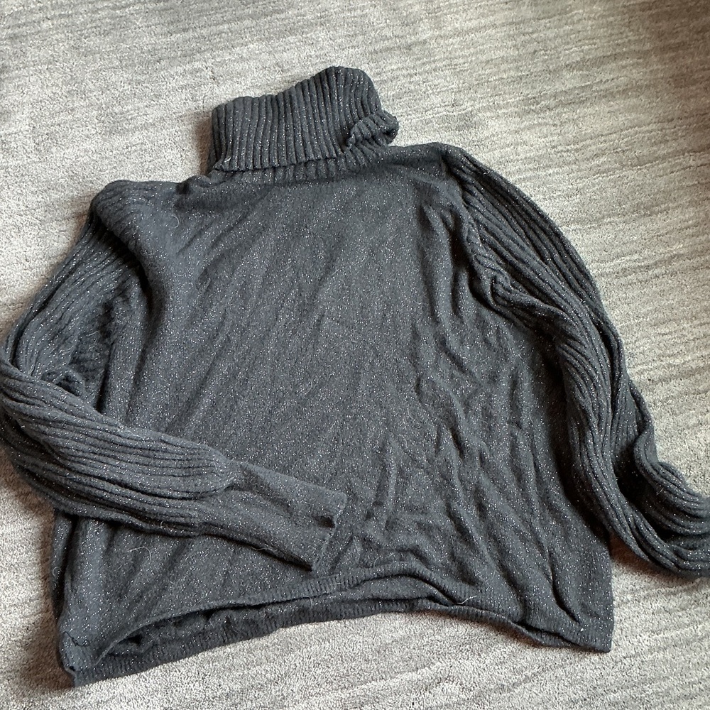 Express Charcoal Turtleneck Sweater